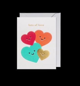 Lagom - Mini Card Lots of Love Hearts - 4837