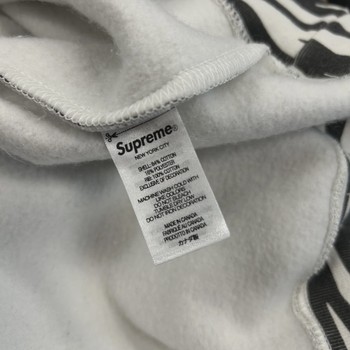 Supreme Box Logo Crewneck (FW22) Zebra • Pre-Owned [1614] - view 7