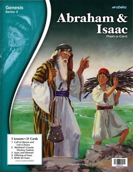 Used ABEKA FLASH A CARD: ABRAHAM & ISAAC GENSIS SERIES 3