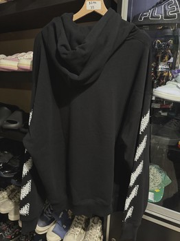 Off White Black Hoodie • Brand New [4825] - view 2