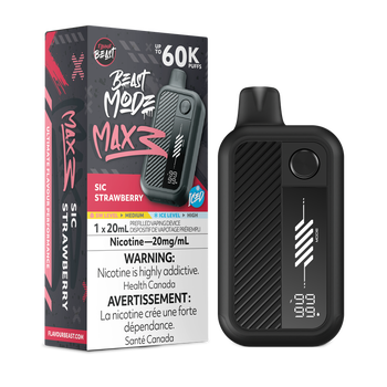 Flavour Beast Mode Max 3 60K - Sic Strawberry Iced