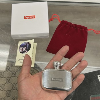 Supreme Pewter Mini Flask • Pre-Owned [5250] - view 2