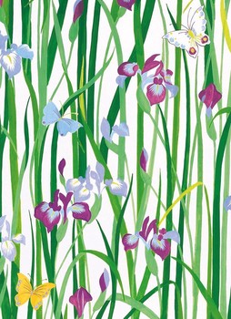 Museums & Galleries Irises And Butterflies CAB728