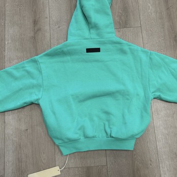 Kids Fear of God Essentials Pullover Hoodie  Mint Leaf' • Brand New [3185] - view 7
