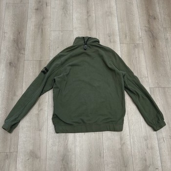 Stone Island 2020 Half Zip Green Pullover Jumper • Pre-Owned [2611] - view 7