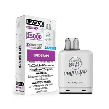Level X Flavour Beast Unleashed G2 Boost 25K Pod - Epic Grape Iced