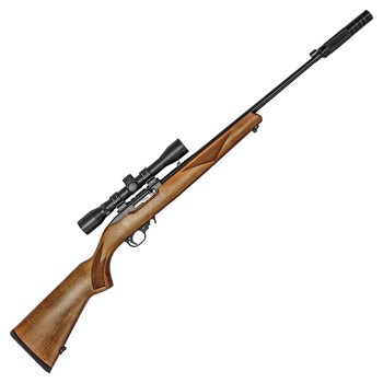 Ruger 10/22 Sporter Blued Wood + 4x40 + Suppressor