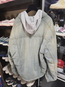 Balenciaga Hooded Denim Jacket XL • Pre-Owned [5381] - view 2
