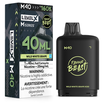 Level X Flavour Beast M40 160K Pod - Wild White Grape Iced