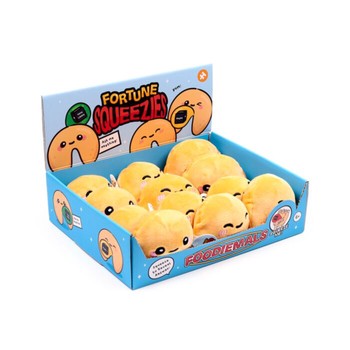 Puckator - Queasy Squeezies Ask Me Anything Magic Fortune Teller Cookie Plush Squeezy Toy - TY1020