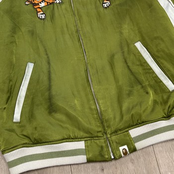 BAPE Tiger Souvenir Jacket Green - Pre-Owned - view 4