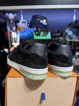 Louis Vuitton Louis Vuitton Trainer Low 'Black Monogram' - Pre-Owned - view 3