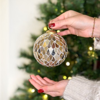 Mozaïek kerstballen