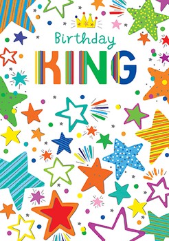 Paper Rose - Birthday King Stars - KAG218