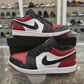 Jordan 1 Low Black Red Toe • Pre-Owned [3194] - view 9