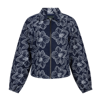 Sare denim jacket · Flower denim