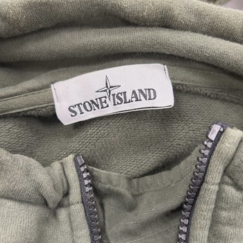 Stone Island 2020 Half Zip Green Pullover Jumper • Pre-Owned [2611] - view 4