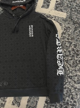 Chrome Hearts Monogram Vertical Logo Hoodie 'Black' • Pre-Owned [7772] - view 6