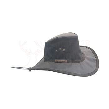 Selke 110C Crushable Cotton Blend Hat Charcoal