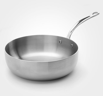 SAMUEL GROVES CLASSIC STEEL CHEFS PAN - 26CM