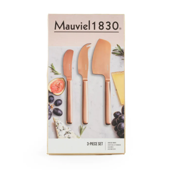 MAUVIEL CHEESE BOARD AND KNIFE SET