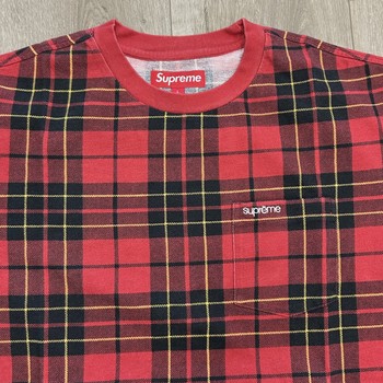 Supreme S/S Plaid Pocket Tee (FW23) • Brand New [2891] - photo 5