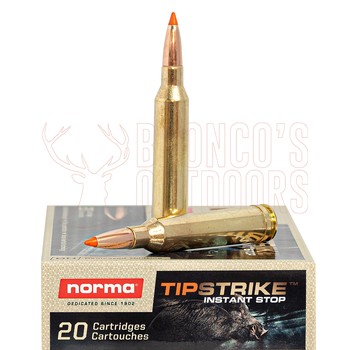 Norma Tipstrike 7mm Rem Mag 160gr 20 Rounds