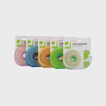 Q-Connect Clear Tape & Dispenser 19 x 33m (D)