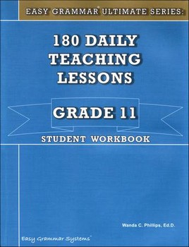 180 daily teaching lessons Grade 11 Student Workbook