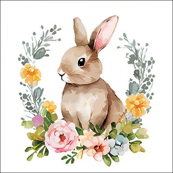 CUTE EASTER RABBIT PAPER NAPKINS