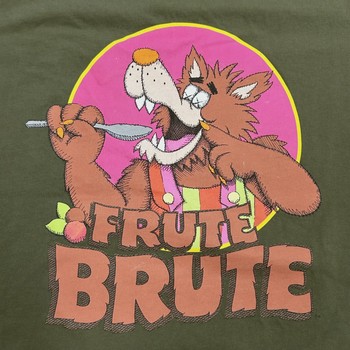 KAWS x Monsters Frute Brute T-Shirt Olive • Pre-Owned [9938] - view 6