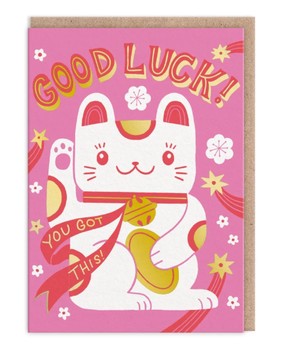 Ohh Deer - Lucky Cat Good Luck Card - HELLOGC9825