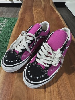 Vans OTW Old Skool 36 Pearlized Pack Pink Black No Box • Pre-Owned [6240] - view 2