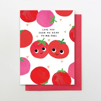 Stop The Clock -card - love you from my head to-ma-toes	- LY11