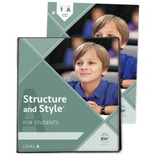 Used IEW Structure and Style Student Packet Year 1 Level A