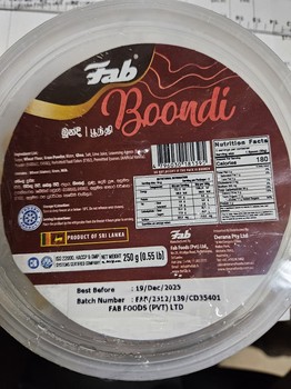 Fab Boondi  250g