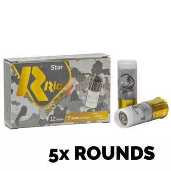 Rio Royal Star Rifled 32gr 12g 2¾" Slug 5 Rounds