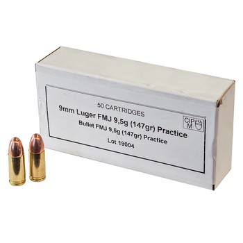 PPU 9mm 147gr FMJ Practice