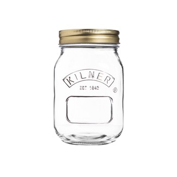 KILNER SCREW TOP GLASS JAR