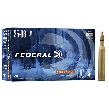 Federal Power Shok Soft Point 25-06 117gr
