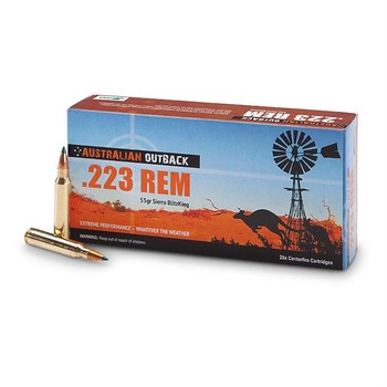 Australian Outback .223 55gr Sierra Blitzking