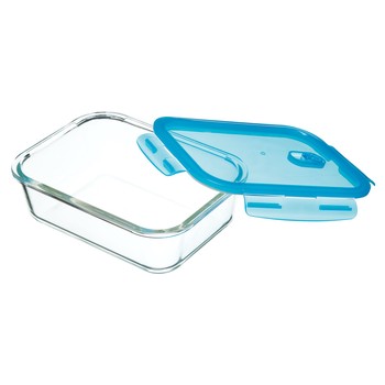 RECTANGULAR 1 LITRE GLASS STORAGE