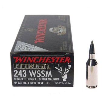 Winchester Ballistic Silvertip .243 WSSM 95gr