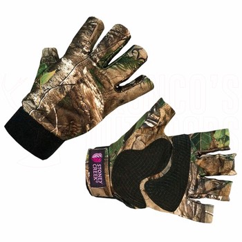 Stoney Creek Women's Fingerless Gloves RTXG Pink Heart