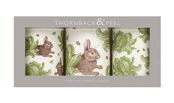 THORNBACK & PEEL RABBIT AND CABBAGE - SET OF 3 CADDIES