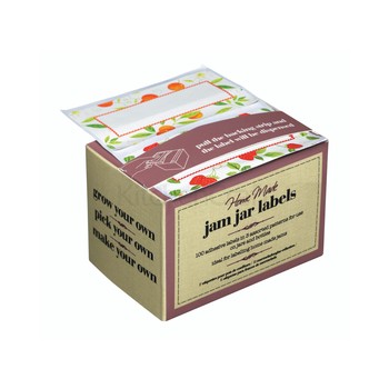 DECORATIVE SELF ADHESIVE JAR LABELS - PACK OF 100