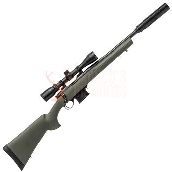 Howa Mini 300 Blackout Blued HB 16¼" Threaded Green + GamePro 3-9x40 + Sonic Suppressor