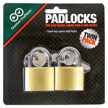 Outdoor Outfitters Padlocks - Twin Pack
