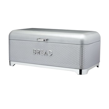 LOVELLO GREY TEXTURED BREAD BIN