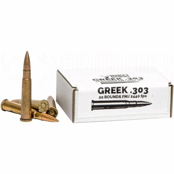 Greek .303 ammo FMJ 20 Rounds
